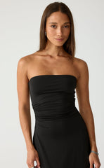 Darya Midi Dress (Black)