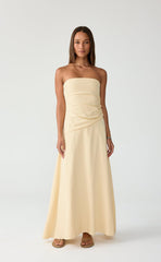 Doria Maxi Dress (Lemon)