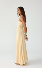 Doria Maxi Dress (Lemon)