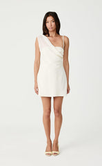 Davina Mini Dress (Oat)