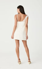 Davina Mini Dress (Oat)