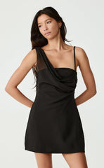 Davina Mini Dress (Black)