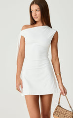 Fletcher Mini Dress (White)