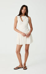 Fia Mini Dress (Cream)