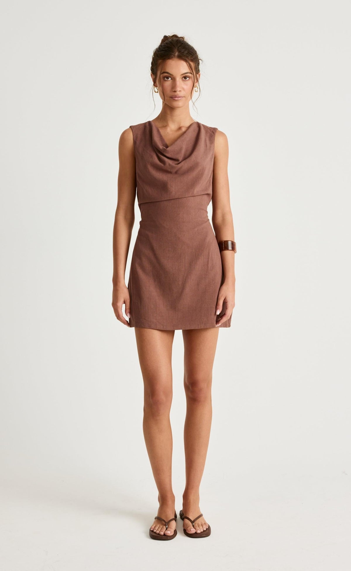 Shoreline Mini Dress (Oak)