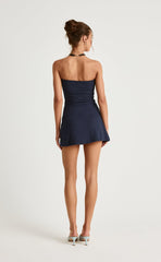 Sarie Mini Dress (Navy)