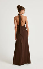 Sara Maxi Dress (Chocolate)