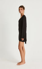 Harlow Mini Dress (Black)