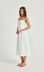 Duran Midi Dress (White)