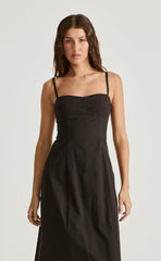 Duran Midi Dress (Black)