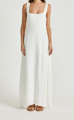 Mallory Maxi Dress (White)