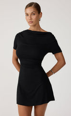 Lane Mini Dress (Black)
