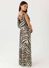 Mernas Maxi Dress - Zebra