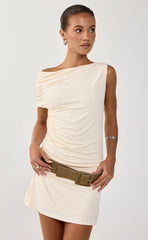 Murphy Mini Dress (Oat)