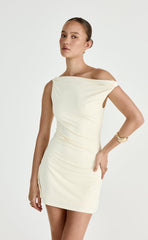 Keegan Mini Dress (Cream)