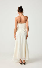 Stella Midi Dress (Cream)