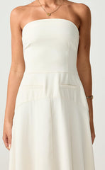 Stella Midi Dress (Cream)