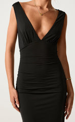 Susanna Midi Dress (Black)