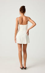 Whirlwind Love Mini Dress (Oat)