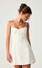 Whirlwind Love Mini Dress (Oat)