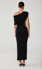 Alisa Maxi Dress (Black)