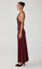 Collins Maxi Dress (Wine)