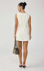 Fowler Mini Dress (Cream)