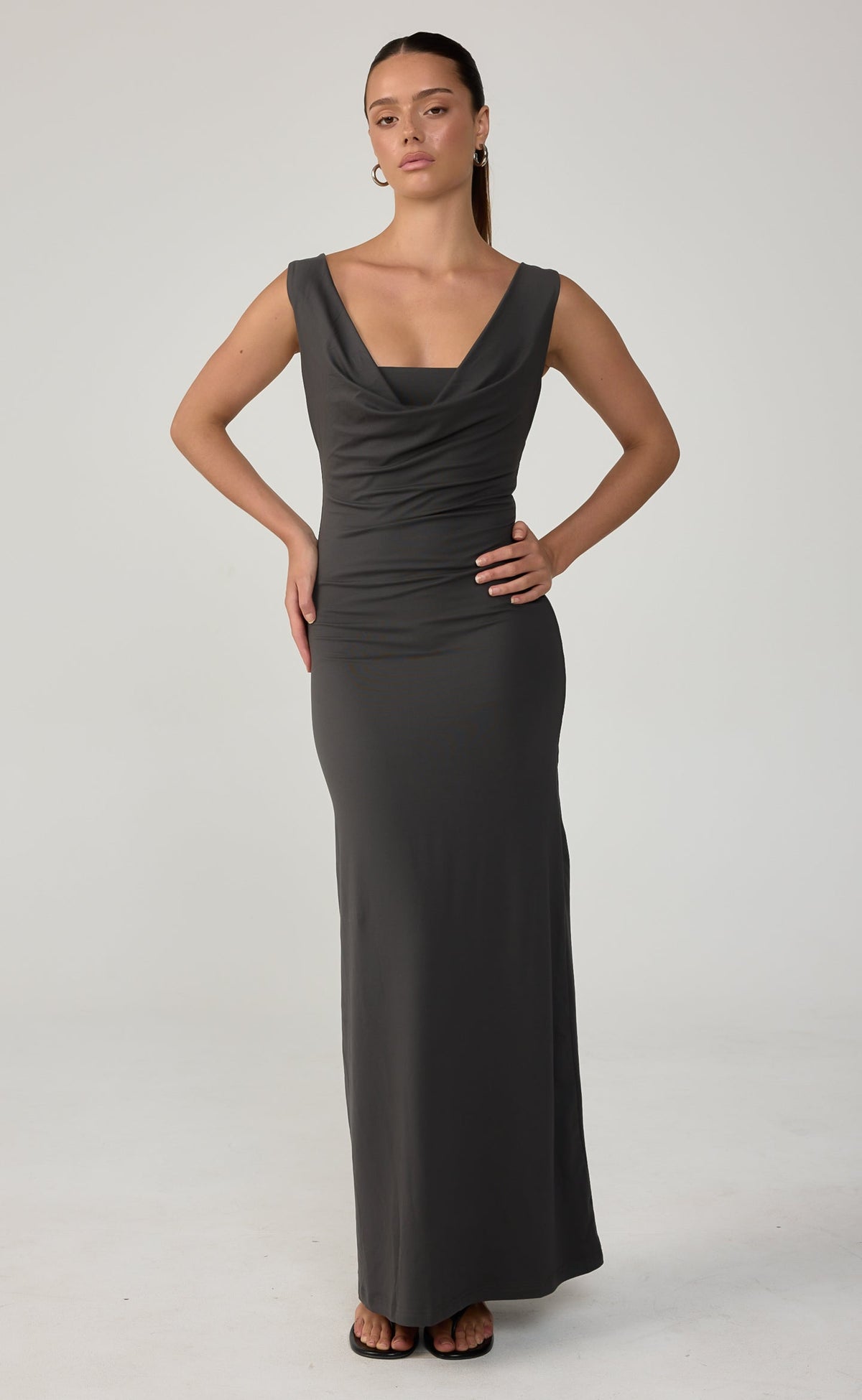 Josette Maxi Dress (Slate)