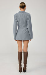 Mariella Mini Dress (Storm Blue)