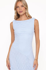 Kirsten Lace Maxi Dress - Cornflower Blue