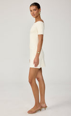 Piper Mini Dress (Oat)