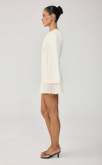 Rae Mini Dress (Cream)