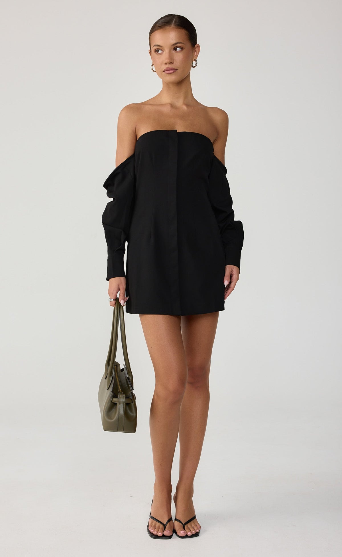 Raelynn Mini Dress (Black)