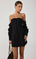 Raelynn Mini Dress (Black)