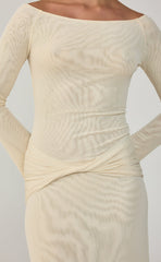 Soleil Maxi Dress (Buttermilk)